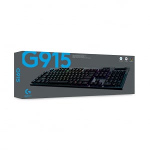 Logitech G915 LIGHTSPEED vezeték nélküli mechanikus amerikai Tactile billentyűzet (920-008910) + Battlefield 2042 skinek