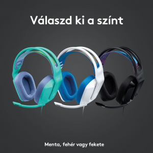 Logitech G335 játékhoz tervezett fejhallgató fekete (981-000978) 