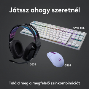 Logitech G335 játékhoz tervezett fejhallgató fekete (981-000978) 