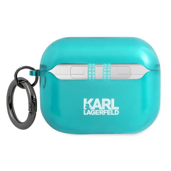 Karl Lagerfeld Choupette AirPods Pro tok kék (KLAPUCHFL)