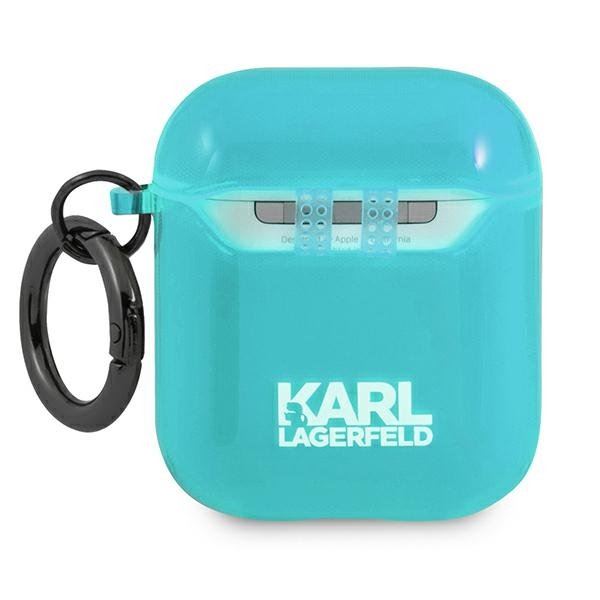 Karl Lagerfeld Choupette AirPods tok kék (KLA2UCHFL)