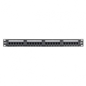 Nikomax UTP patch panel cat.6a 24 port 19" 1U (EC-URP-24-UE2)