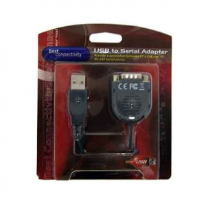OEM USB 2.0 A -> Serial RS-232 M/M adatkábel 1.5m (XUSBSER1086)