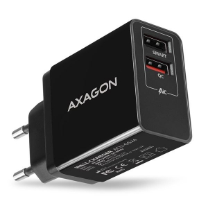 Axagon ACU-QS24 QC3.0 + 5V-1.2A hálózati töltő fekete
