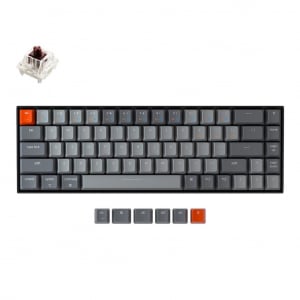 Keychron K6 RGB Bluetooth angol billentyűzet Hot-swap Gateron Brown (K6-W3-UK)