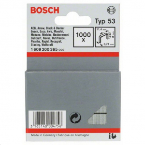 Bosch 2609200210 Finomhuzal-kapocs, típus: 53 11,4 x 0,74 x 8 mm