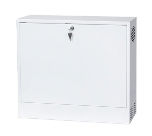 Stalflex 2U fali rack szekrény 19" 130mm fehér (CR19-2U-130-W)