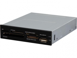StarTech 3.5" USB 2.0 kártyaolvasó fekete (TS-RDF5K)