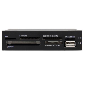 StarTech 3.5" USB 2.0 kártyaolvasó fekete (TS-RDF5K)
