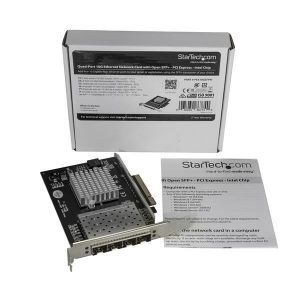 Startech.com 4 portos 10Gigabit PCIe Hálózati kártya (PEX10GSFP4I)