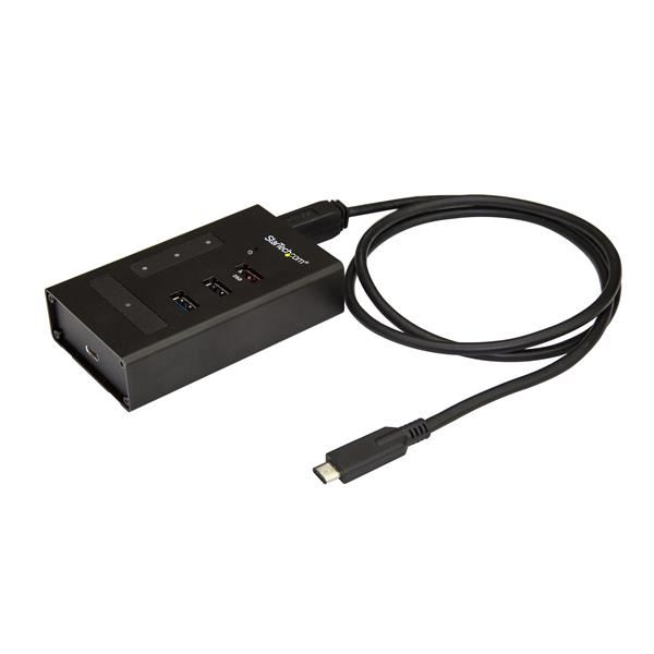 StarTech.com 4 portos USB 3.0 Hub fekete (HB30C3A1CST)