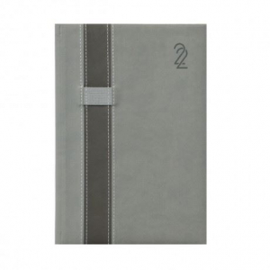 Kalendart V021 2022-es Vario A5 napi naptár szürke-sötét szürke (22T021V-005)