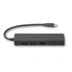 i-tec USB C Slim 3 portos HUB USB 3.0 to RJ-45 3x USB 3.0  (C31GL3SLIM)