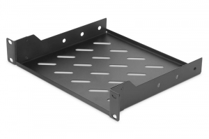 Digitus 1U 10" rack polc fekete (DN-10-TRAY-2-B)