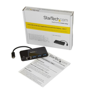 StarTech.com USB/Ethernet Combo Hub  (HB30C3AGEPD)