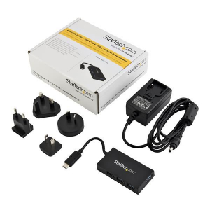 StarTech.com 4 portos USB 3.0 Hub fekete (HB30C4AFS)