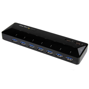 StarTech.com 7 portos USB 3.0 Hub fekete (ST93007U2C)