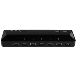 StarTech.com 7 portos USB 3.0 Hub fekete (ST93007U2C)