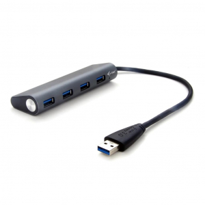 i-tec Metal USB 3.0 Hub 4 port  fekete (U3HUB448)