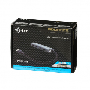 i-tec Metal USB 3.0 Hub 4 port  fekete (U3HUB448)