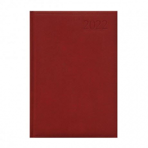 Kalendart T022 2022-es Traditional B6 napi naptár bordó (22T022T-002)