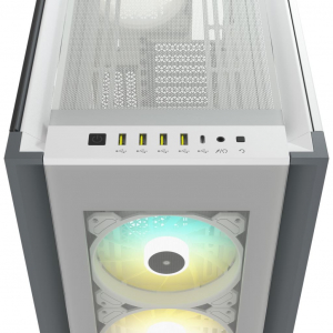 Corsair iCUE 7000X RGB Tempered Glass táp nélküli ablakos ház fehér (CC-9011227-WW)