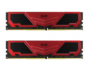 16GB 3200MHz DDR4 RAM Team Group Elite Plus fekete/piros CL22 (2x8GB) (TPRD416G3200HC22DC01)