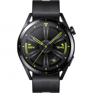 Huawei Watch GT 3 46mm Black okosóra (55026956 / 55028445)