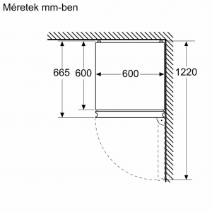 Bosch KGN392LDF alulfagyasztós hűtőszekrény
