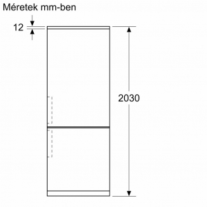 Bosch KGN392LDF alulfagyasztós hűtőszekrény
