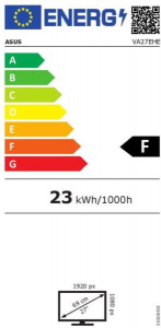 27" ASUS VA27EHE LED monitor fekete