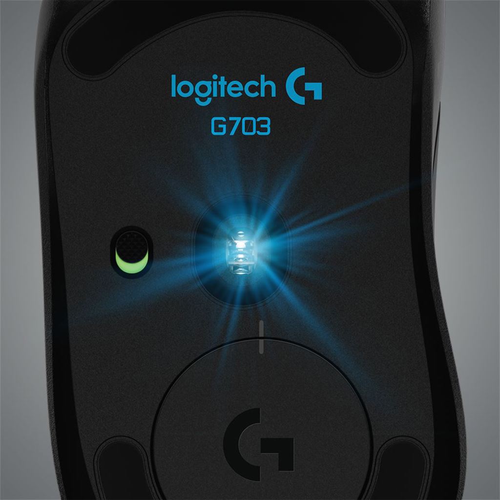 Logitech G703 LIGHTSPEED vezeték nélküli egér fekete (910-005640 / 910-005641) 