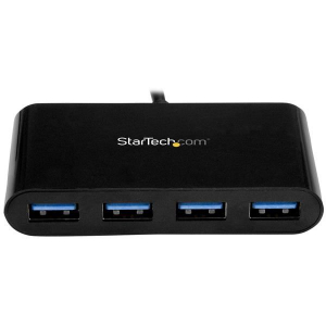 StarTech.com USB Type C 4 portos USB 3.0 Hub fekete (HB30C4AB)