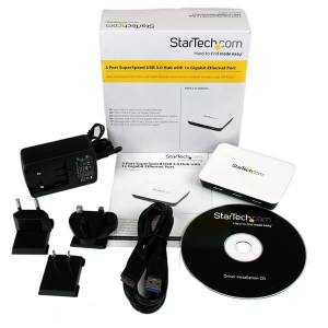 StarTech.com USB/Ethernet Combo Hub  (ST3300U3S)