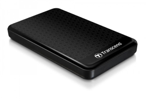 1TB  2.5" Transcend StoreJet külső winchester USB 3.0 (TS1TSJ25A3K) ütésálló fekete