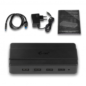 i-tec Advance Charging USB 3.0 Hub 4 port  fekete (U3HUB445)
