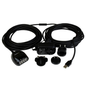 StarTech.com 4 portos USB 2.0 Hub fekete (USB2EXT4P15M)