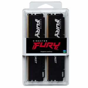 32GB 4800MHz DDR5 RAM Kingston Fury Beast CL38 (2x16GB) (KF548C38BBK2-32)