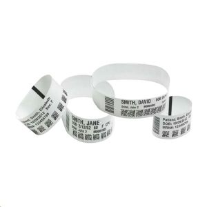 Zebra Z-Band csukl&oacute;szalag feh&eacute;r (10015355K)