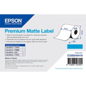 Epson prémium címke (C33S045418)