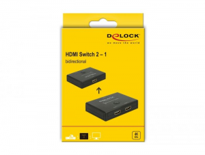 DeLock HDMI kétirányú Switch 4K 60Hz (18749)