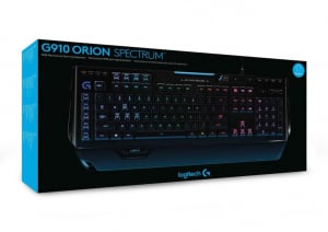 Logitech G910 Orion Spectrum mechanikus RGB nemzetközi US billentyűzet fekete (920-008018)