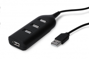 Digitus USB 2.0 4-port Hub fekete (AB-50001-1)