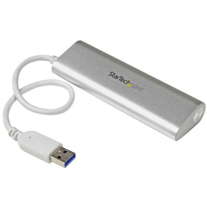 StarTech.com 4 portos USB 3.0 Hub ezüst (ST43004UA)