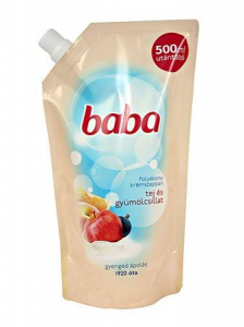 Baba folyékony szappan utántöltő 0,5l tej és gyümölcs (67667859)