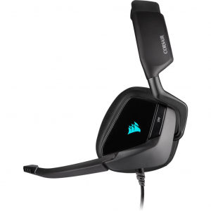 Corsair Gaming Void Elite RGB Carbon 7.1 Surround Sound Premium Gaming Headset fekete