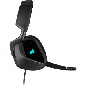 Corsair Gaming Void Elite RGB Carbon 7.1 Surround Sound Premium Gaming Headset fekete