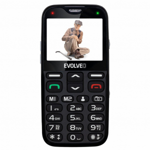 Evolveo EasyPhone XG mobiltelefon fekete (EP-650-XGB)