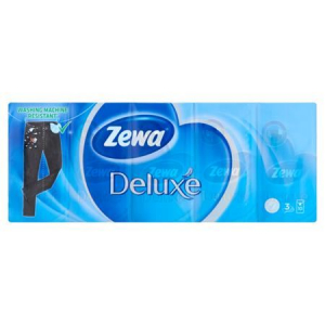 Zewa Deluxe papír zsebkendő, 3 rétegű 10x10db illatmentes (53520-00)