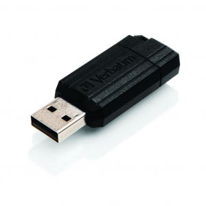 Pen Drive 32GB Verbatim Store 'n' Go PinStripe fekete (49064)